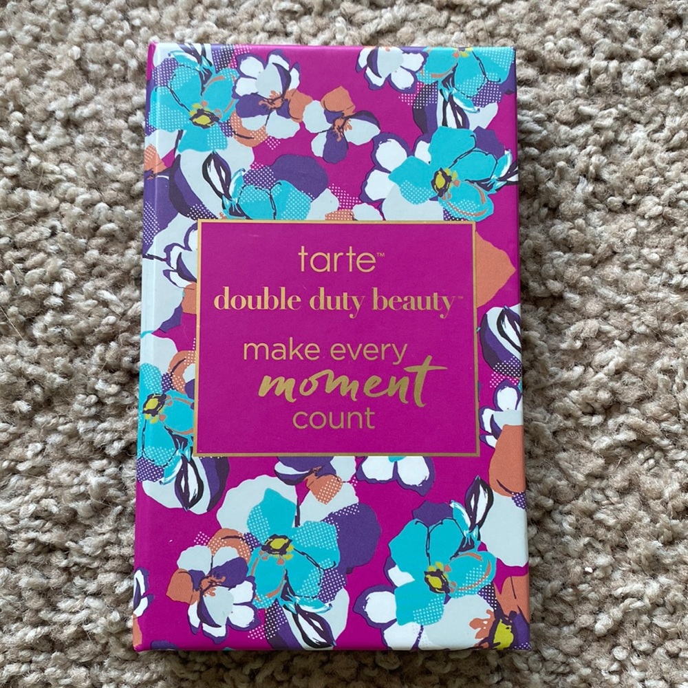 Tarte never used double duty beauty cheek palette